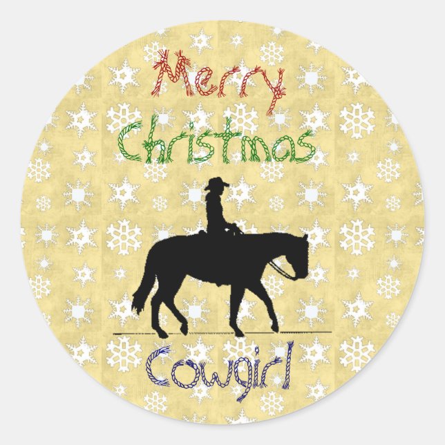 Pegatinas de caballos de la colección de navidades (Anverso)