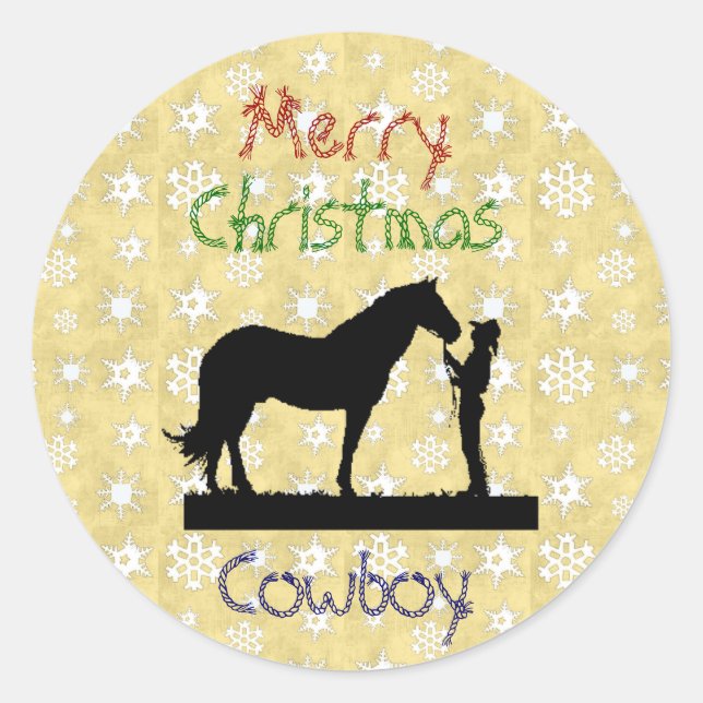 Pegatinas de caballos de la colección de navidades (Anverso)