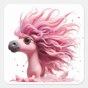 Pegatinas de caballos divertidos