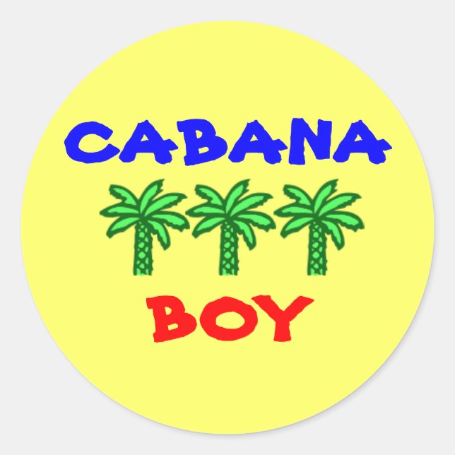 Pegatinas de Cabana Boy (Anverso)