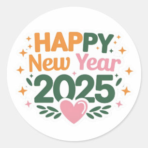 Pegatinas de cada celebración del Año Nuevo 2025