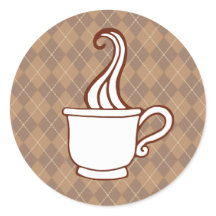 Pegatinas de café Argyle