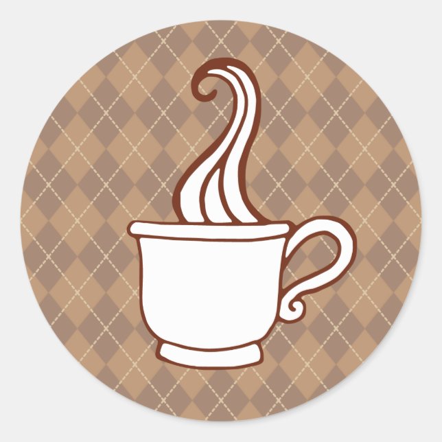 Pegatinas de café Argyle (Anverso)