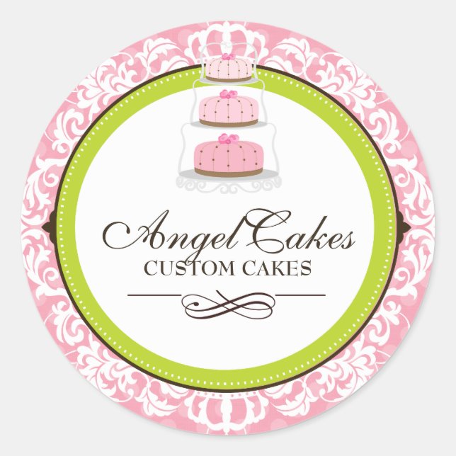 Pegatinas de Cake Boutique (Anverso)