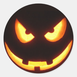 Pegatinas de calabaza de Halloween
