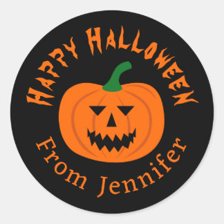 Pegatinas de calabaza de Halloween