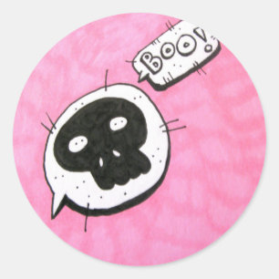 Pegatinas de calavera mellow