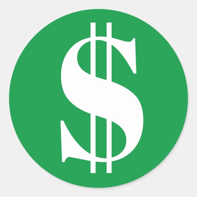 Pegatinas de calendario de Payday $ (Anverso)