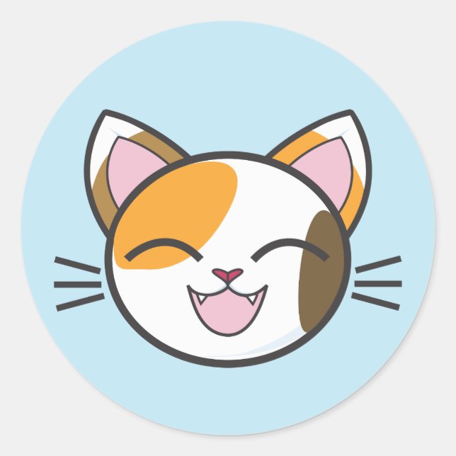 PEGATINAS de CALICO CAT (Anverso)