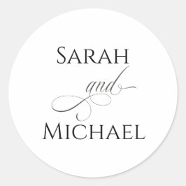 Pegatinas de caligrafía personalizadas