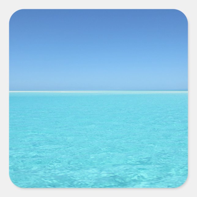 Pegatinas de Calm Ocean (Anverso)