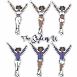 Pegatinas de cambio rápido de Majorette (Aqua Uva 