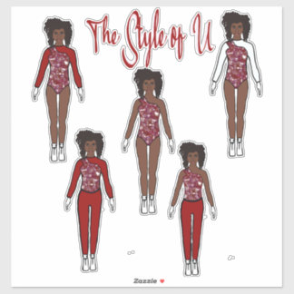 Pegatinas de cambio rápido de Majorette / Dancer (