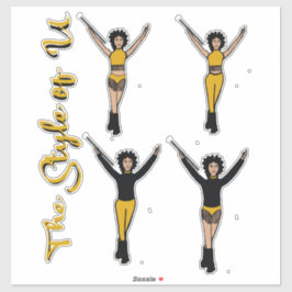 Pegatinas de cambio rápido de Majorette / Dancer F