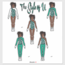 Pegatinas de cambio rápido de mallorquines/bailari