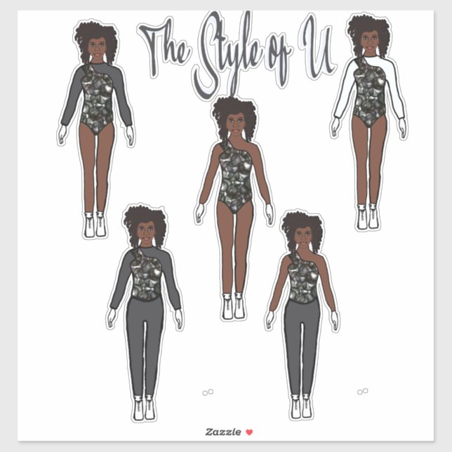 Pegatinas de cambio rápido de mallorquines/bailari (Hoja)