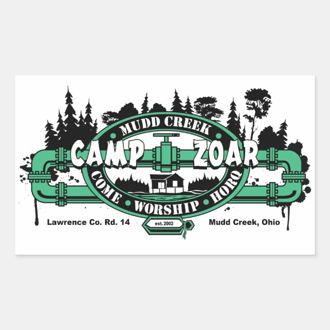 Pegatinas de Camp Zoar (Anverso)