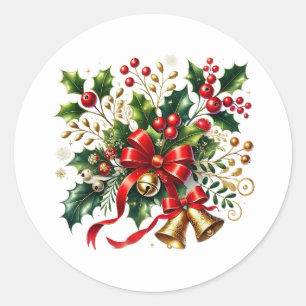 Pegatinas de campanas de Navidad 