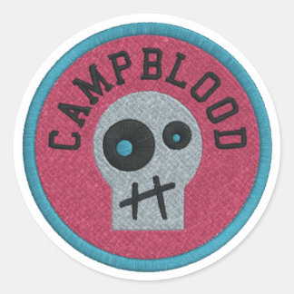 Pegatinas de CampBlood Skully Merit Badge