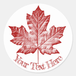 Pegatinas de Canadá personalizan a Pegatinas de ho