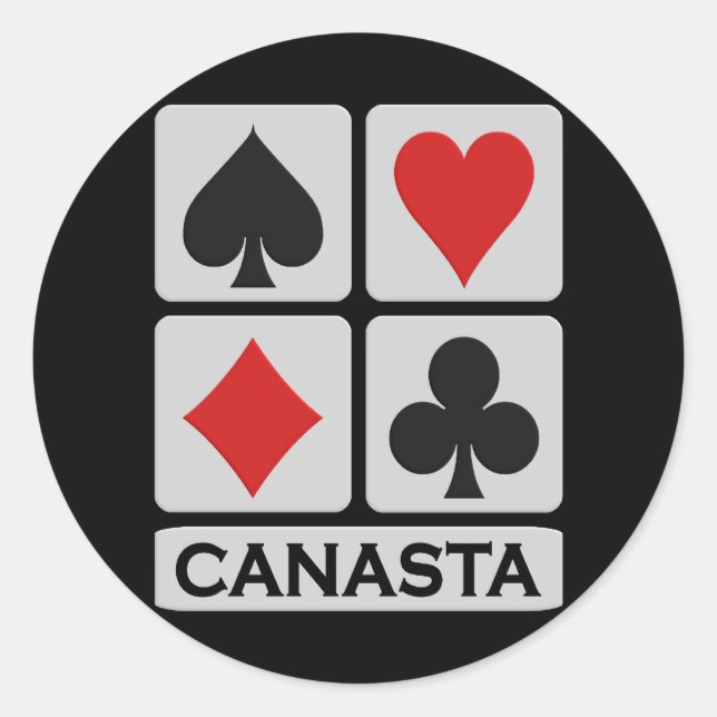 Pegatinas de Canasta (Anverso)