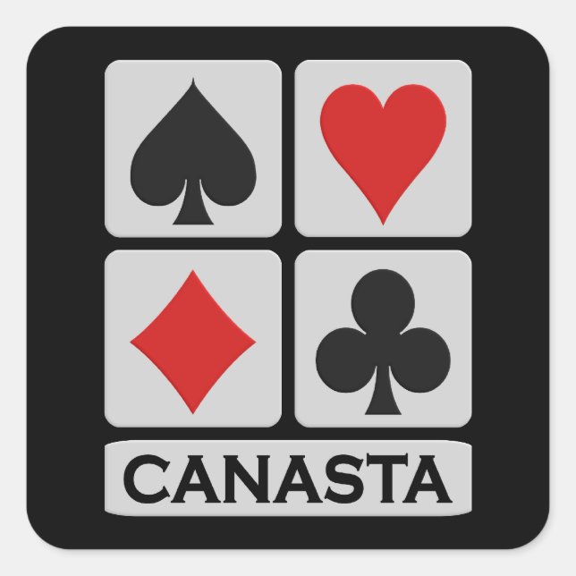 Pegatinas de Canasta (Anverso)
