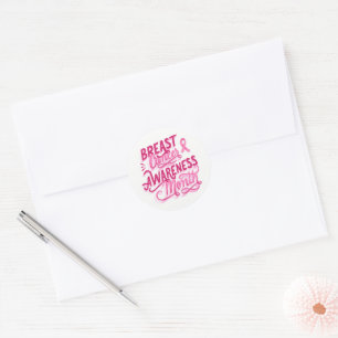 Pegatinas de cáncer de mama - Cinta rosada