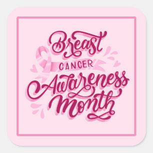 Pegatinas de cáncer de mama - Cinta rosada