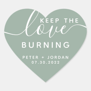 Pegatinas de Candle Heart