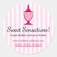 Pegatinas de Candy Buffet