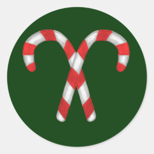 Pegatinas de Candy Cane