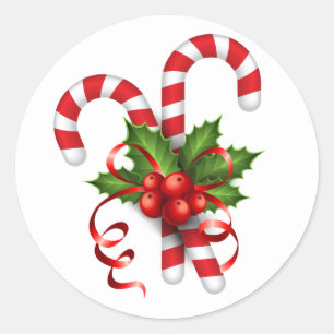Pegatinas de Candy Cane