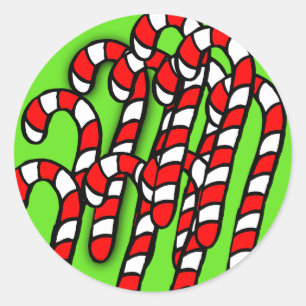 Pegatinas de Candy Canes