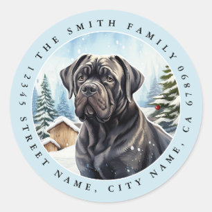 Pegatinas de Cane Corso Round