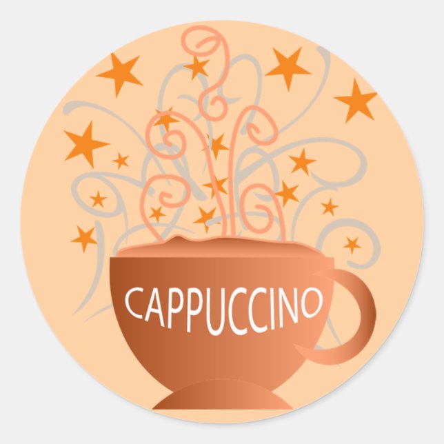 pegatinas de capuchino (Anverso)