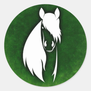 pegatinas de cara de caballo