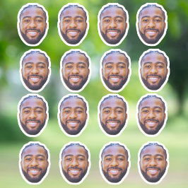 Pegatinas de cara personalizadas con foto de cara