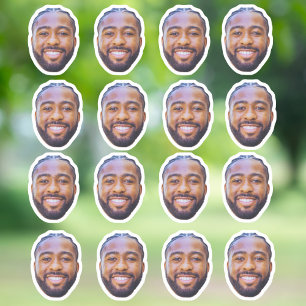Pegatinas de cara personalizadas con foto de cara