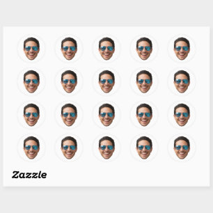 Pegatinas de Cara Personalizadas Foto Cara Persona