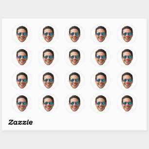 Pegatinas de Cara Personalizadas Foto Cara Persona