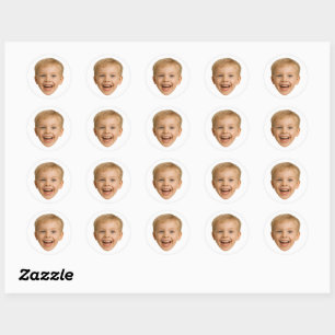 Pegatinas de cara personalizado foto cara personal