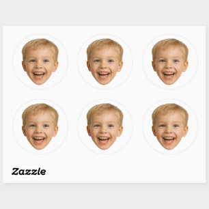 Pegatinas de cara personalizado foto cara personal
