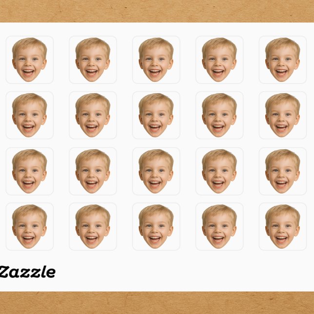 Pegatinas de cara personalizado foto cara personal (Subido por el creador)