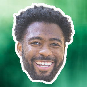 Pegatinas de cara personalizados, regalo de cumple