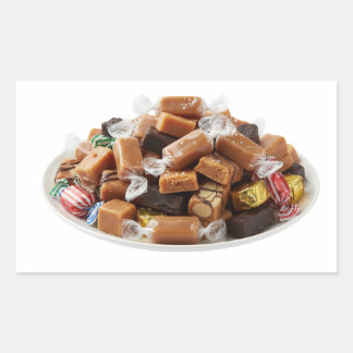 Pegatinas de caramelos de caramelo surtidos en pla