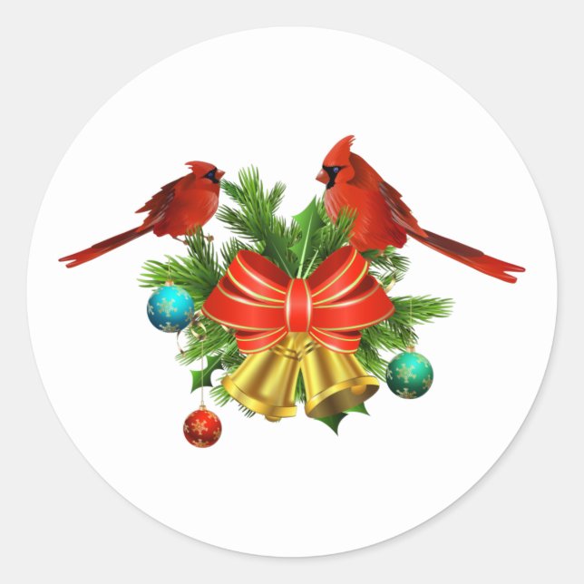 Pegatinas de Cardenales y Bells (Anverso)