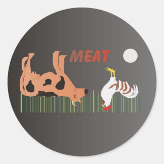 Pegatinas de carne