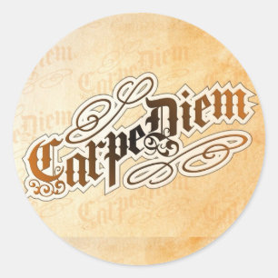 pegatinas de carpe diem
