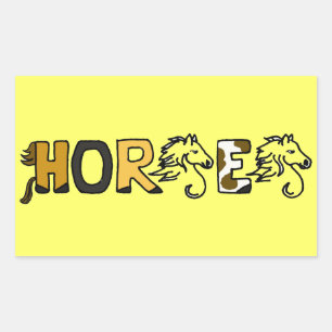 PEGATINAS de cartas de Personalizados de caballos