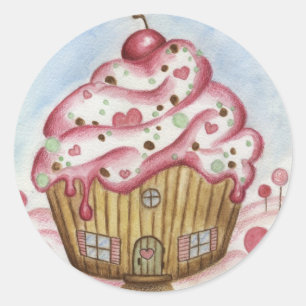 Pegatinas de Casa de Cupcake